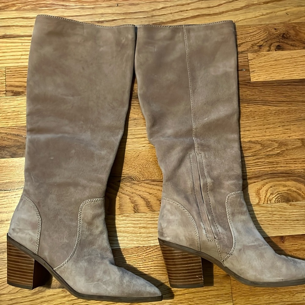 Cole Haan suede boots in color “tortilla” size 8.5
